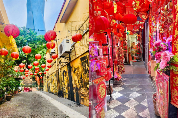 Streets of China Town Kuala Lumpur