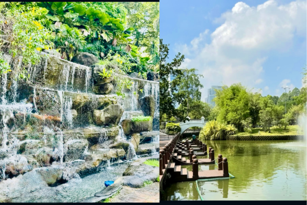 the Perdana Botanical Gardens