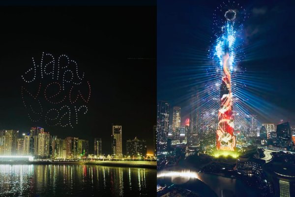 celebrate new year in Dubai