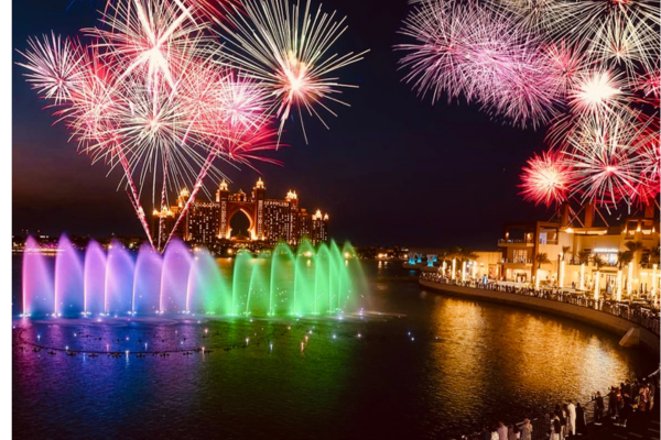 celebrate new year in Dubai