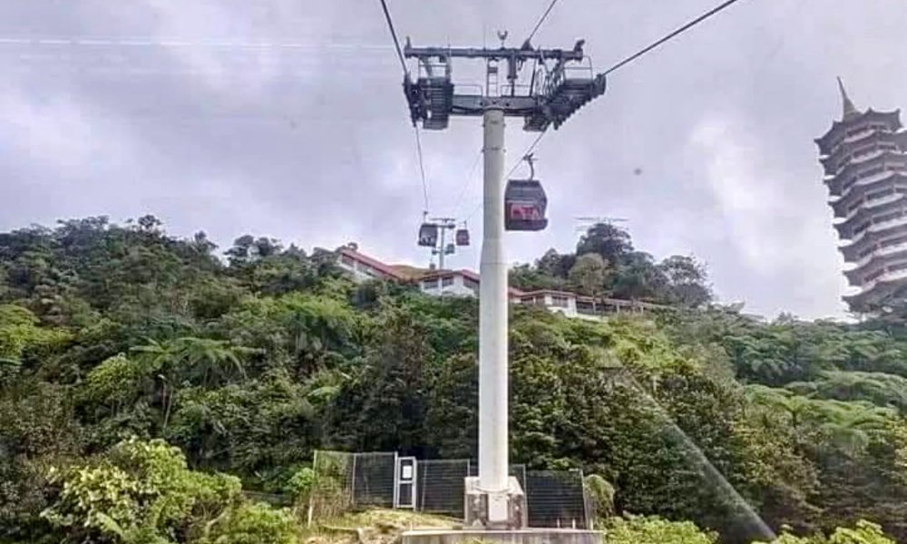 Cable car in Genting Highlands