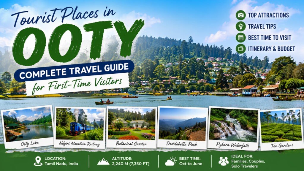 Tourist Places in Ooty