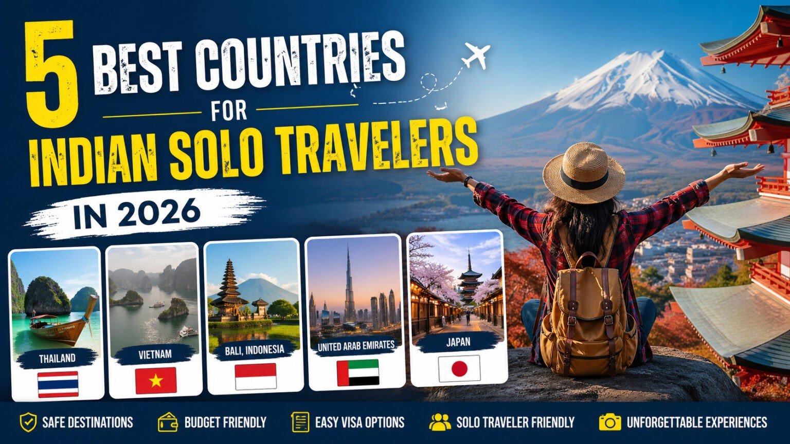 Best Countries for Indian Solo Travelers