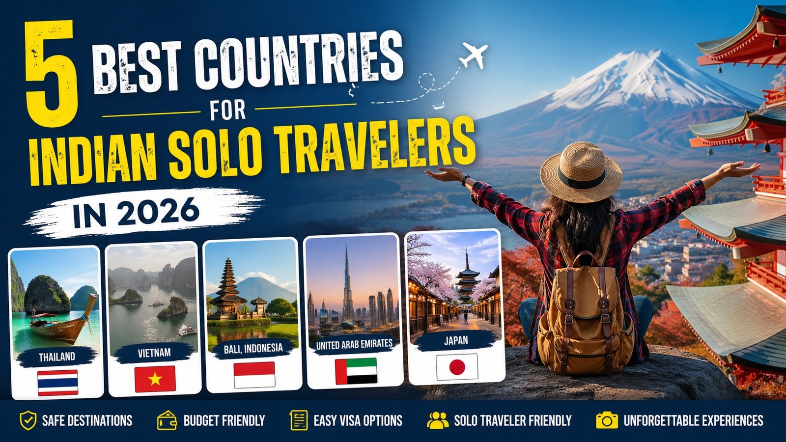 Best Countries for Indian Solo Travelers