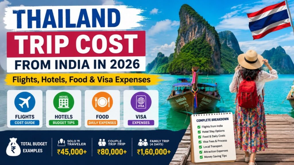 Thailand Trip Cost from India in 2026